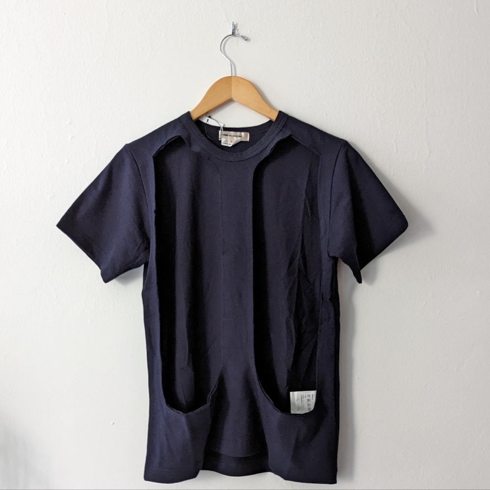 Women's Come Des Garcons Navy Tee Shirt